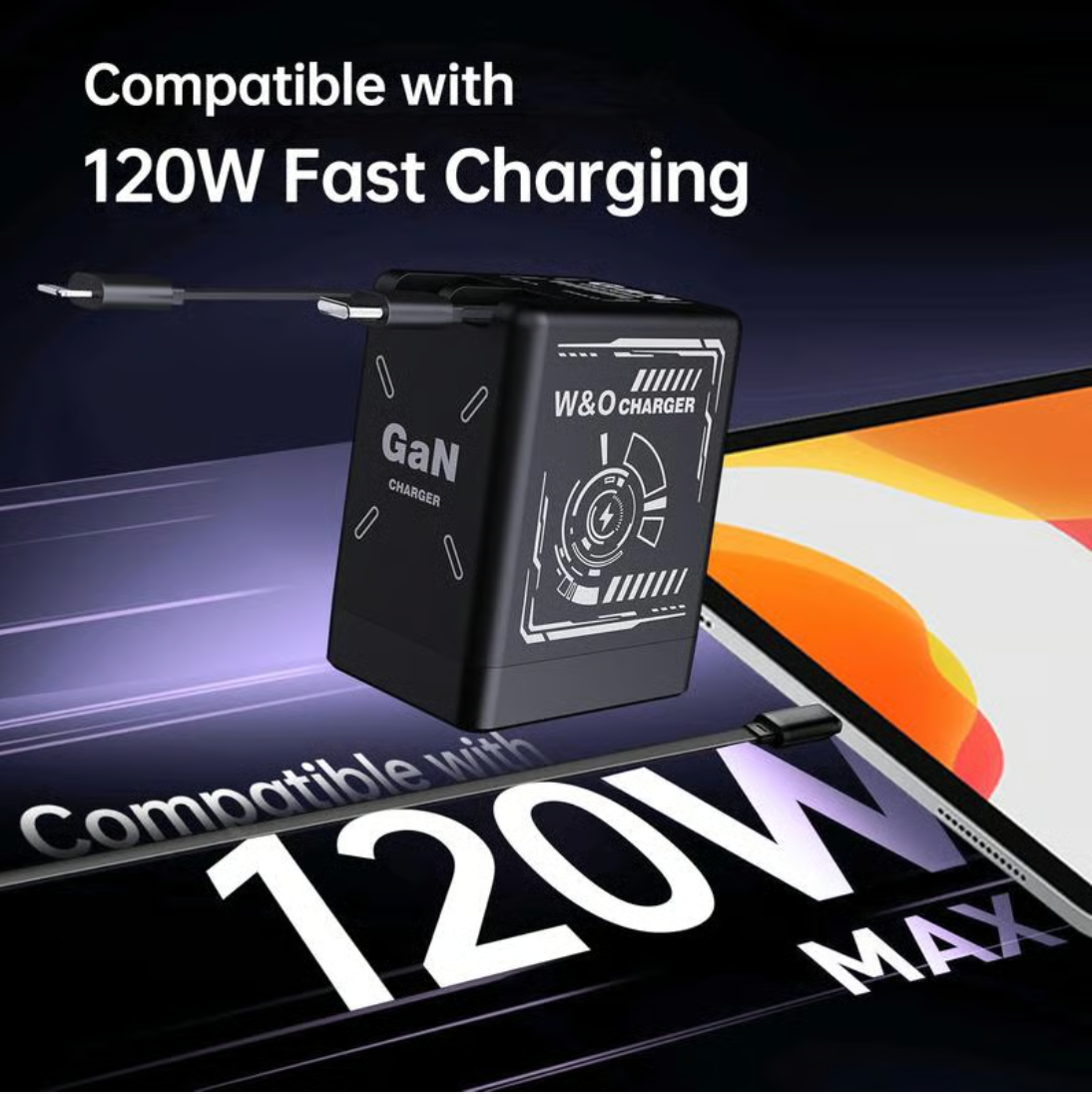 AmpFusion USB smart charger⚡ — Fast charging for multiple devices