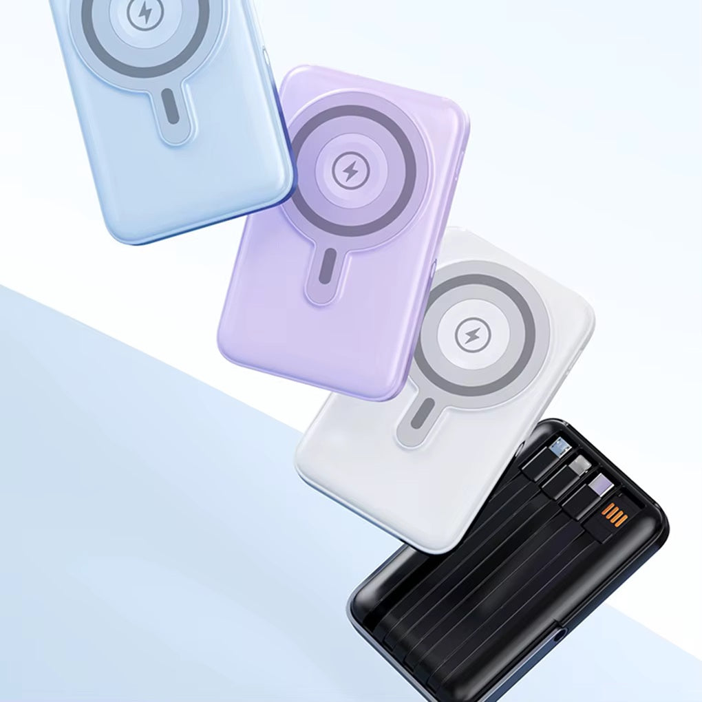 đ Magnetic Power Bank - 10000mAh Wireless Portable Charger âĄ