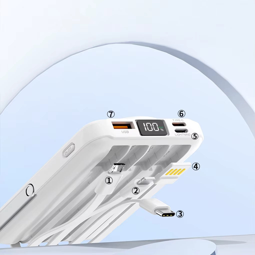 đ Magnetic Power Bank - 10000mAh Wireless Portable Charger âĄ
