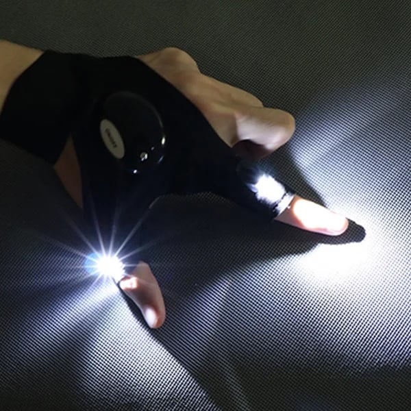 LED Gloves with Waterproof Lights ✨