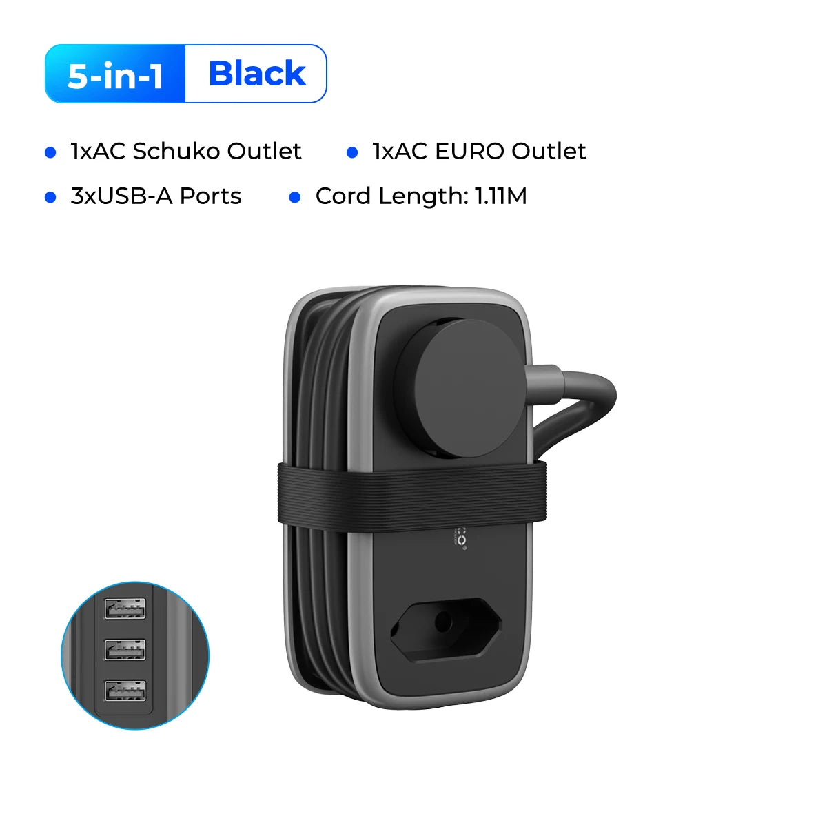 Orico™ Travel Power Strip 🔌