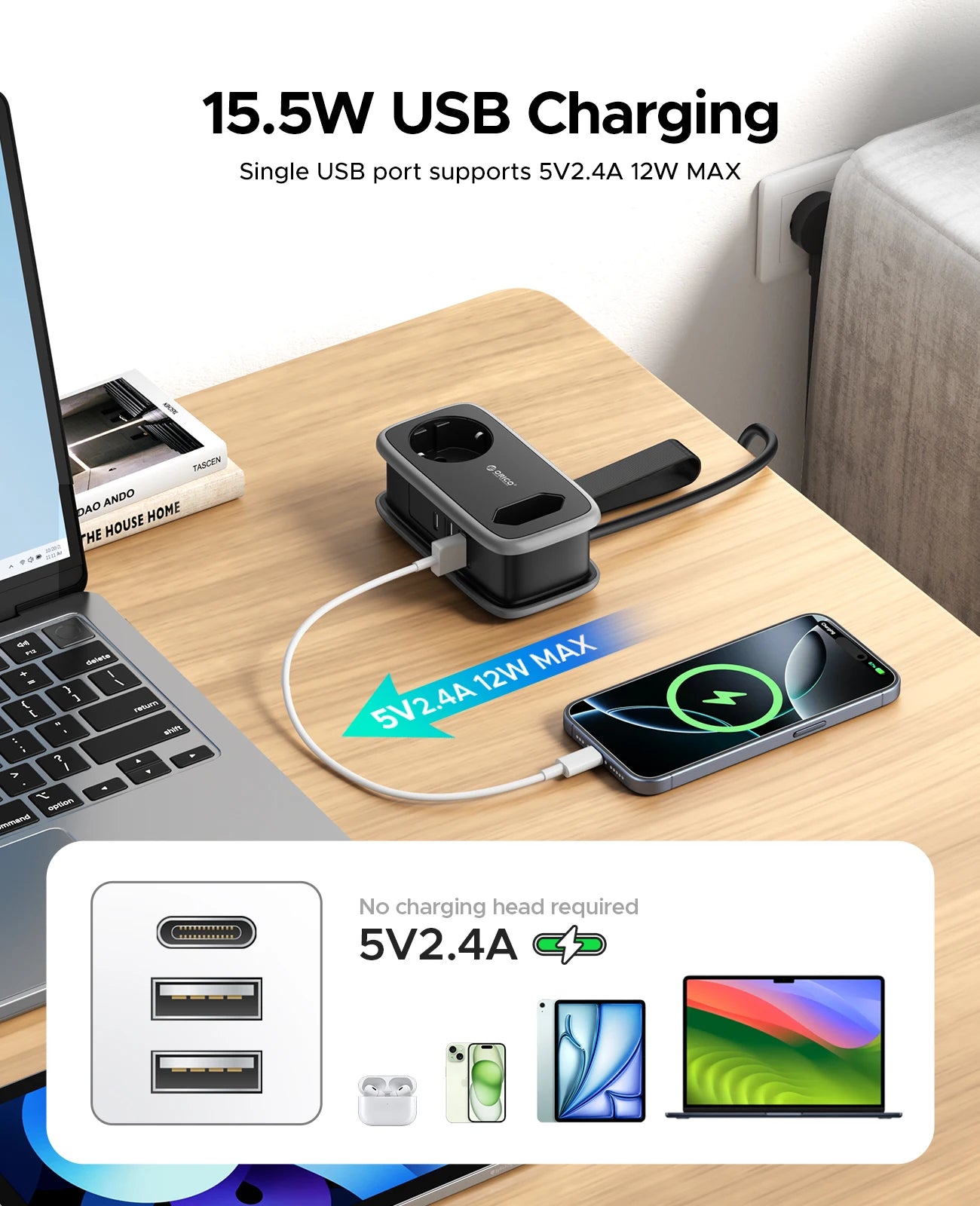 Orico™ Travel Power Strip 🔌