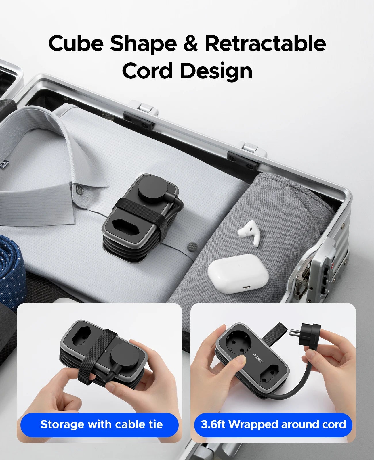 Orico™ Travel Power Strip 🔌