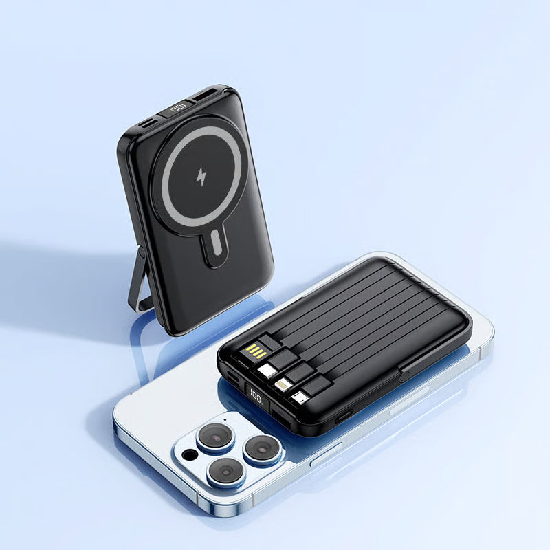 🔋 Magnetic Power Bank - 10000mAh Wireless Portable Charger ⚡