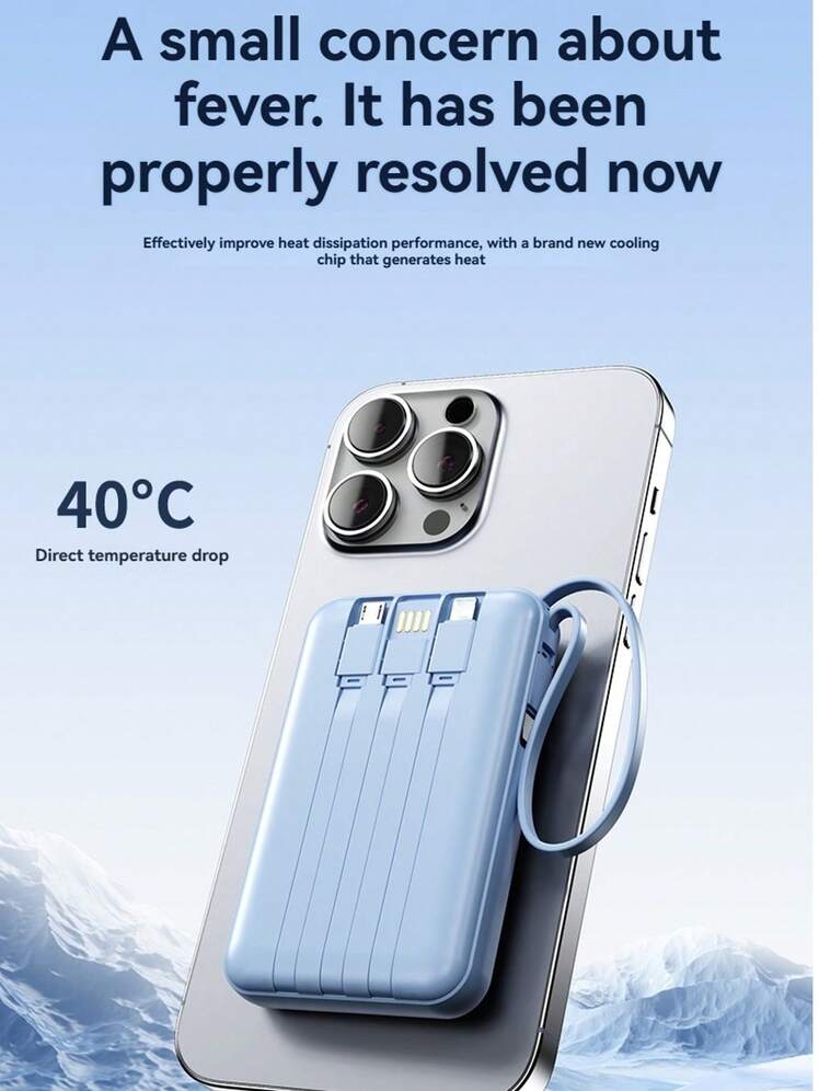 🔋 Magnetic Power Bank - 10000mAh Wireless Portable Charger ⚡