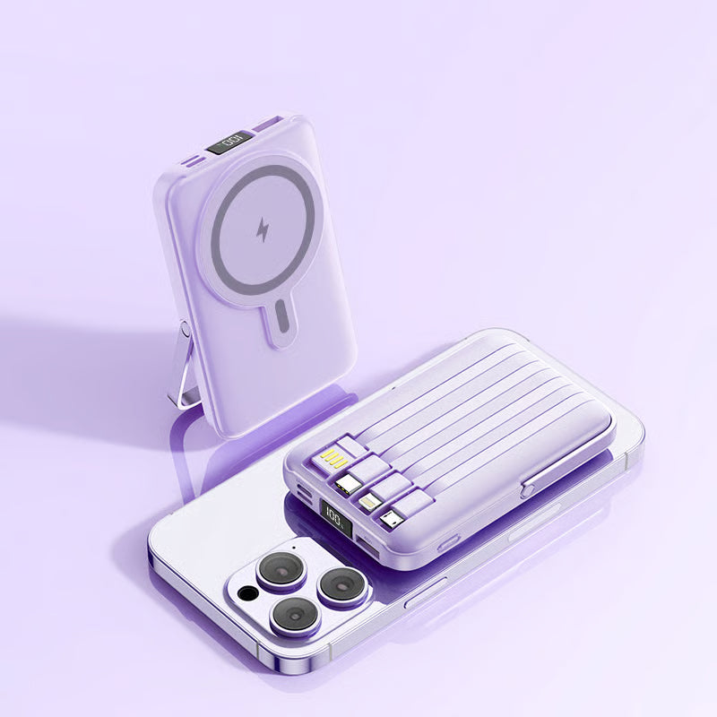 🔋 Magnetic Power Bank - 10000mAh Wireless Portable Charger ⚡